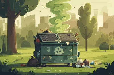 Illustration unsightly