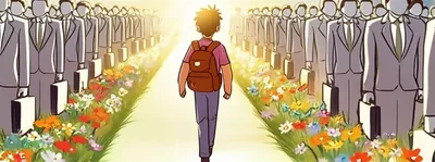 Illustration headstrong