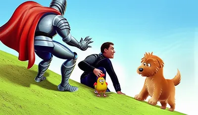 Illustration chicken-shit - Image 1