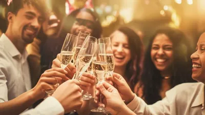 Illustration champagne - Image 1