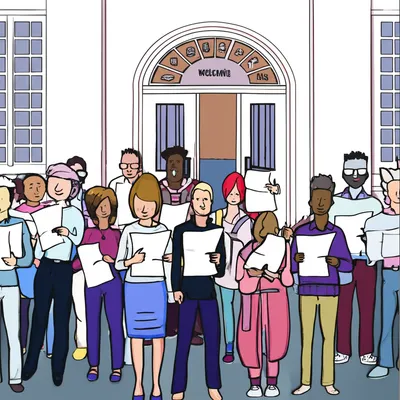 Illustration enrolling