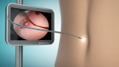 Illustration laparoscope