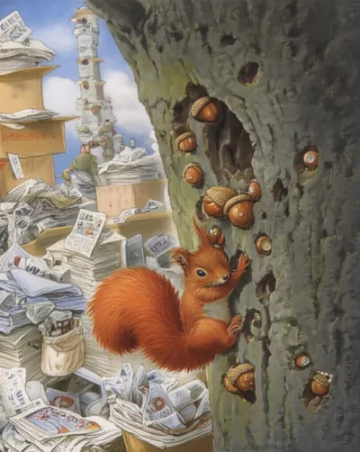 Illustration hoarding - Image 1