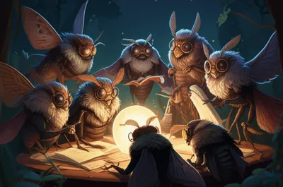 Illustration moth - Image 1