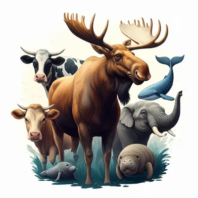 Illustration cows - Image 1
