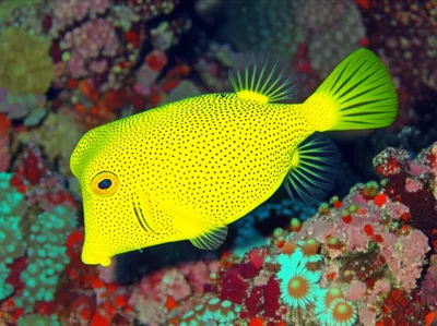 Illustration boxfish