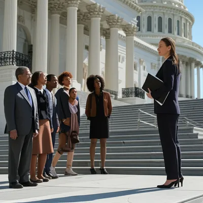 Illustration congresswoman