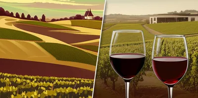 Illustration burgundy - Image 1