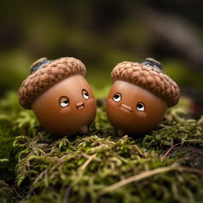 Illustration acorns - Image 1