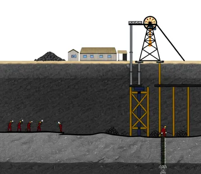 Illustration colliery