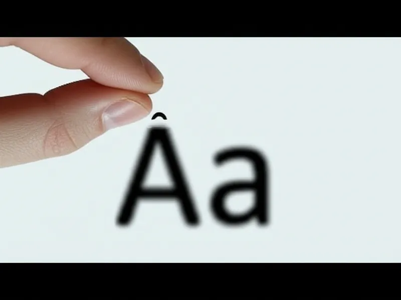 Ilustración visual de la palabra "diacritical" - Signo diacrítico