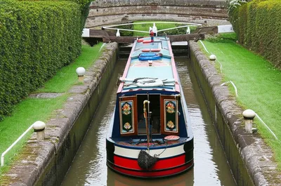 Illustration narrowboat