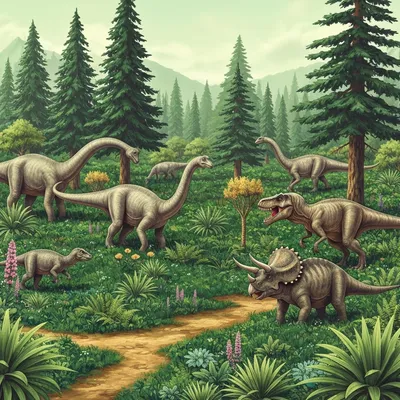 Illustration mesozoic - Image 1