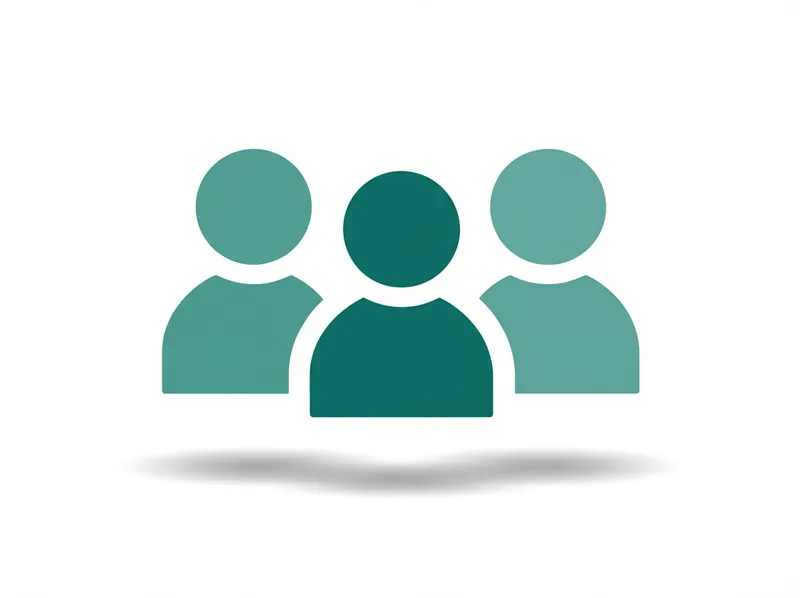 Illustration visuelle du mot « around » - Présent, dans les parages