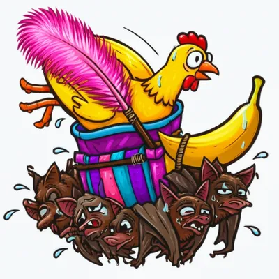 Illustration bats - Image 1