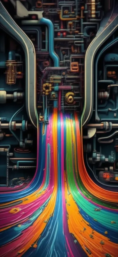 Illustration crunching - Image 1