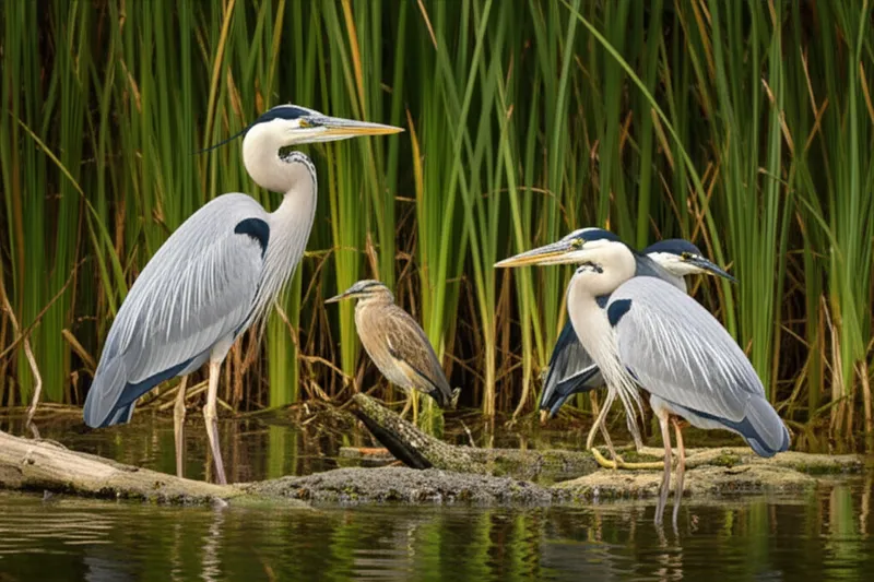 توضيح مرئي للكلمة "bittern" - أبو منجل