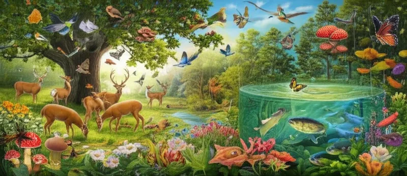 Visuelle Darstellung für das Wort „organisms" - Organismen, Lebewesen