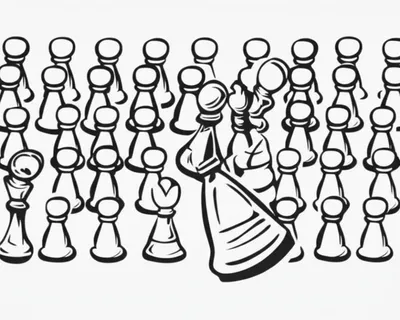 Illustration pawns - Image 1