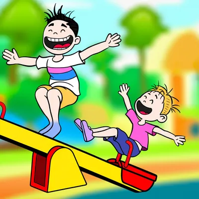 Illustration seesaw - Image 1