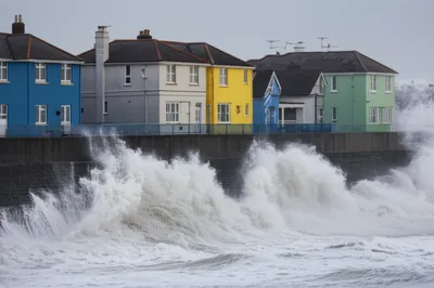 Illustration seawall