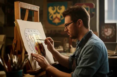 Illustration emblazoned - Image 1