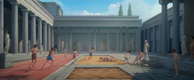 Illustration gymnasium - Image 1