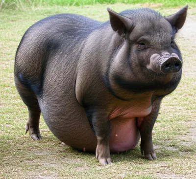 Illustration potbelly - Image 1