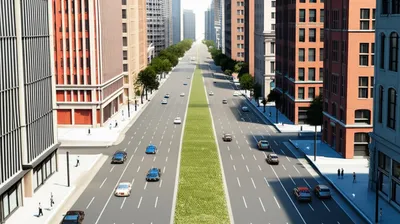 Illustration avenue - Image 1