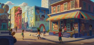 Illustration barrio - Image 1