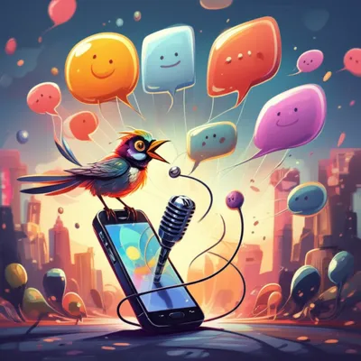 Illustration microblogging