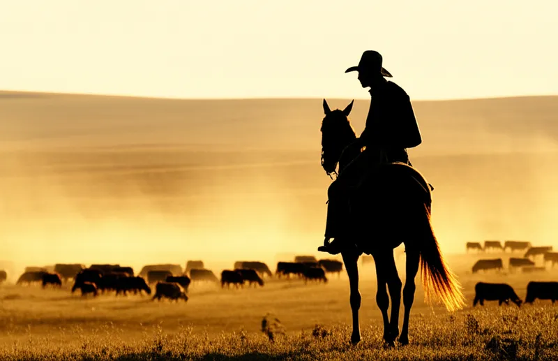 Ilustración visual de la palabra "vaquero" - Vaquero, vaquero