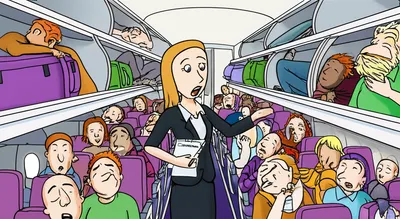 Illustration overbooked