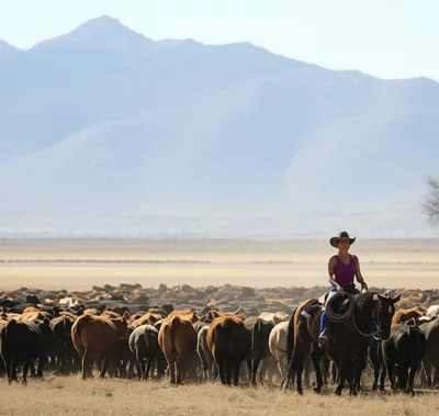 Illustration cowgirl - Image 1