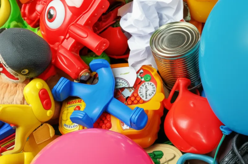 Illustration visuelle du mot « trash » - Ordures, déchets