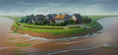 Illustration banked - Image 1