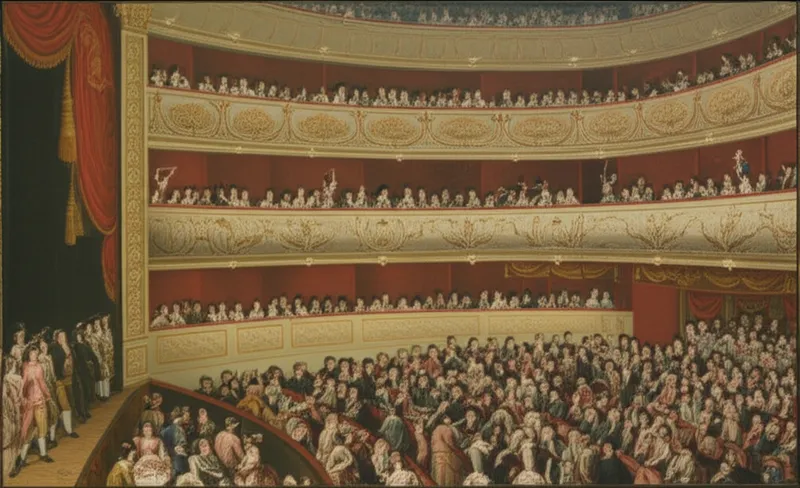 Ilustración visual de parterres: Patio de butacas, clase social baja - Imagen 1