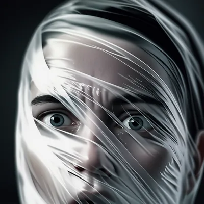 Illustration suffocating - Image 1