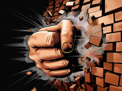 Illustration attacking