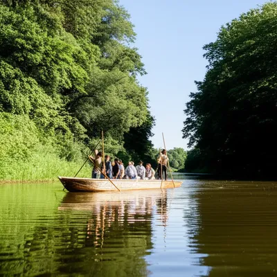 Illustration rafting