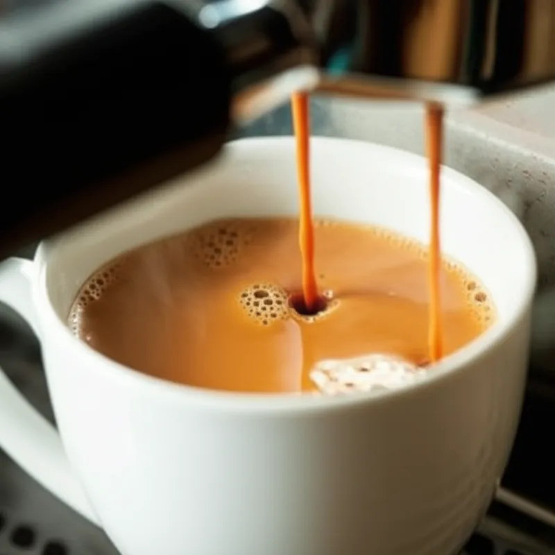 Visuelle Darstellung für das Wort „espresso" - Espresso, starker Kaffee