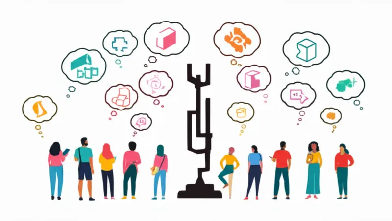 توضيح مرئي للكلمة "opinions" - آراء، وجهات نظر