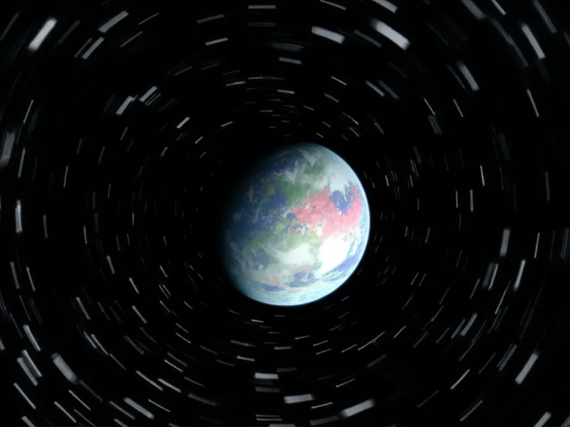 Ilustración visual de la palabra "stationary" - Un objeto estacionario