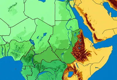 Illustration landlocked