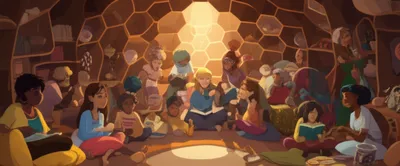 Illustration hived - Image 1