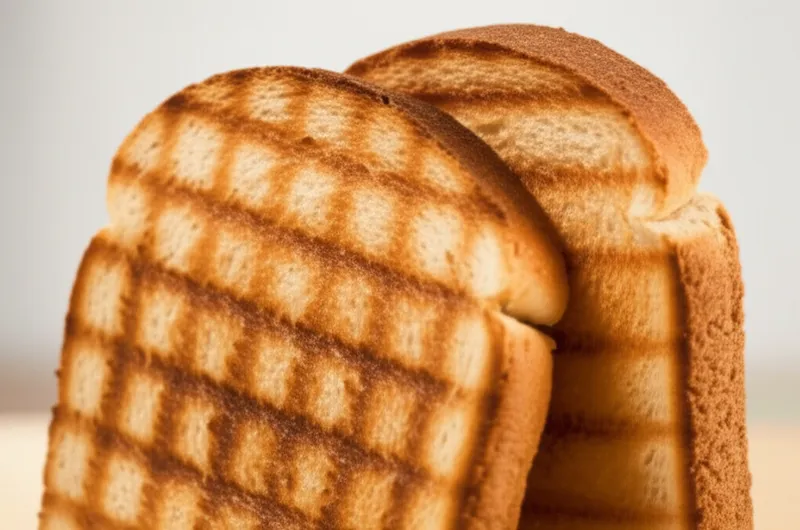 Illustration visuelle du mot « toasts » - Du pain grillé
