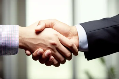 Illustration handshake - Image 1