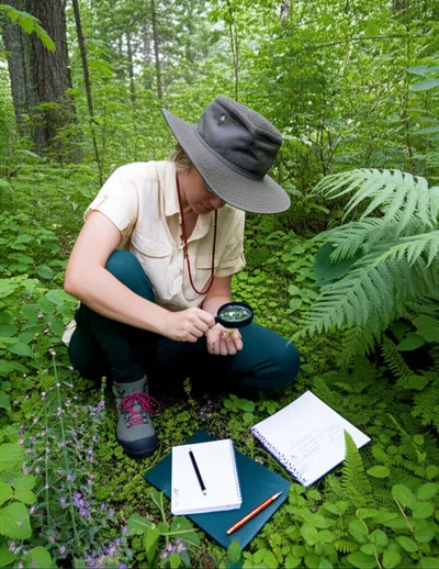 Illustration botanist