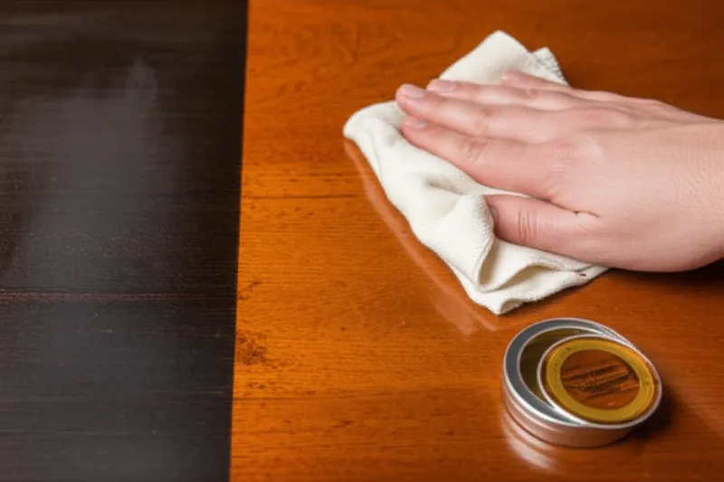 Ilustración visual de la palabra "polish" - Cera, betún