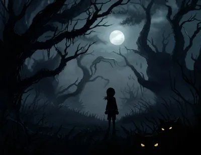 Illustration fearful